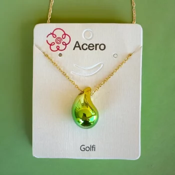 Lot de 12 (1,80€ unité) : Colliers Dorés Avec Pendentif Goutte Nacrée - Acier Inoxydable – Image 20