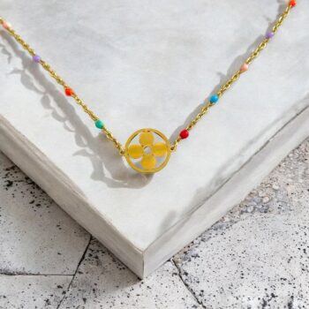 Lot de 20 (1,50€ unité) : Colliers Dorés Avec Perles et Pendentif - Assortiment De Pendentifs Différents – Image 7