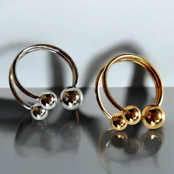 Lot de 16 (2,25€ unité) : Bague Dorée & Argentée Ajustable Acier Inoxydable (Aléatoire) – Image 7