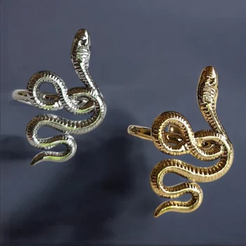 Lot de 16 (2,25€ unité) : Bague Dorée & Argentée Ajustable Acier Inoxydable (Aléatoire) – Image 18