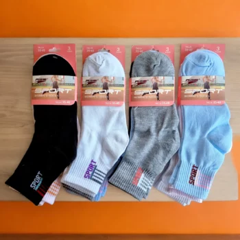 Lot de 12 Paires (0,41€ Pièce) : Chaussettes De Sport Mi-Hautes Pour femme