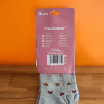 Lot de 12 Paires (0,33€ Pièce) : Chaussettes Courtes à Motifs Pour femme – Image 4
