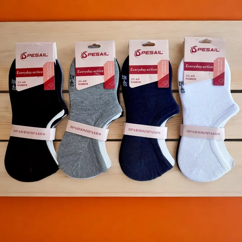 Lot de 12 Paires (0,41€ Pièce) : Chaussettes Courtes Invisible Pour femme