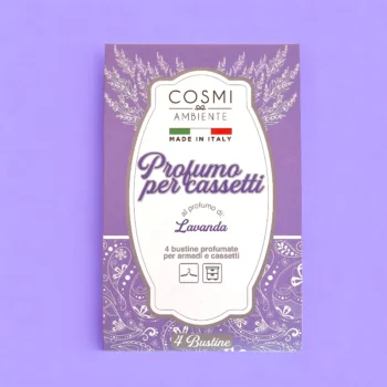 Blister de 4 Sachets d'Armoire Parfumés à la LAVANDE – Cosmi Ambiente