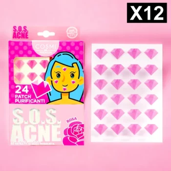 Patchs SOS ACNE & POINTS NOIRS Purifiants Visage – DIAMANT – Cosmi Premium