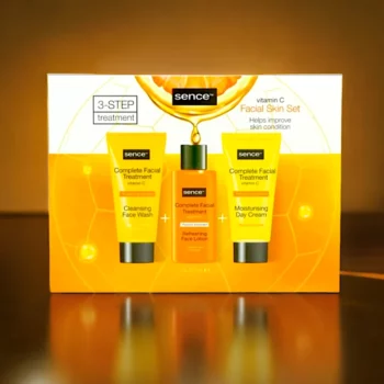 Coffret Nettoyant Visage : Nettoyant + Lotion Visage + Crème de Jour Hydratante – SENCE