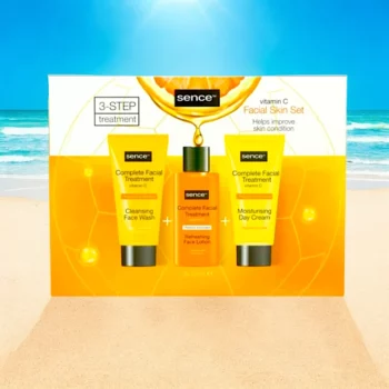 Coffret Nettoyant Visage : Nettoyant + Lotion Visage + Crème de Jour Hydratante – SENCE – Image 2