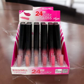 Présentoir de 24 (1,18€ pièce) : Gloss à Lèvres COLOR MATTE 24H