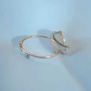 Coussin de 20 (1,85€ unité) : Mélange de bague ajustable dorée et turquoise – Image 3