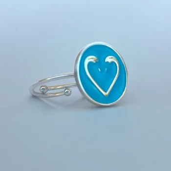 Coussin de 20 (1,85€ unité) : Mélange de bague ajustable dorée et turquoise – Image 6
