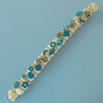 Coussin de 20 (1,85€ unité) : Mélange de bague ajustable dorée et turquoise – Image 7