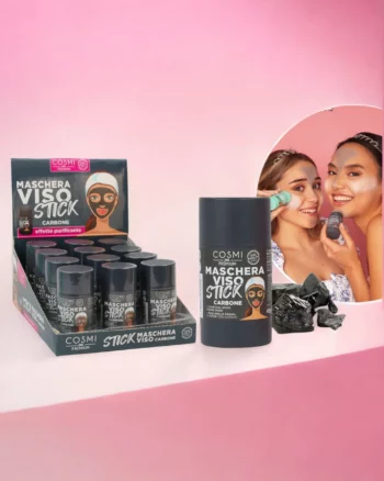 Lot de 12 (1,95€ pièce) : Masque Visage en Stick au CHARBON – Cosmi Premium – Image 2