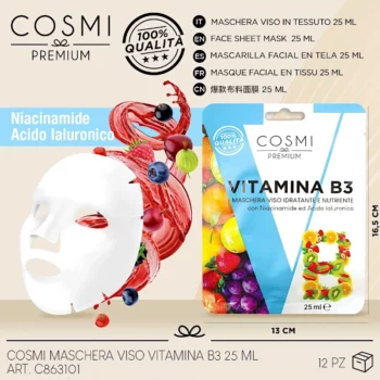 Masque Visage VITAMINE B3 – Cosmi Premium – Image 7