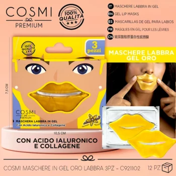 Masque Pour Lèvres Acide Hyaluronique & Collagène VANILLE – Cosmi Premium – Image 4