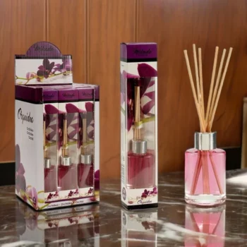 Carton de 12 (Soit 1,40€ Pièce) : Mikado 30ml Orchidée - Acorde Fragrance – Image 2