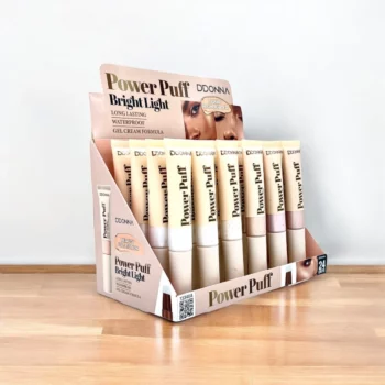 Présentoir de 24 (1,25€ pièce) : Enlumineur Liquide Waterproof POWER PUFF - D'Donna – Image 5