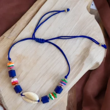 Lot de 24 (0,55€ unité) : Bracelet COQUILLAGE Avec Perles Colorées – Mélange de Couleurs – Image 7