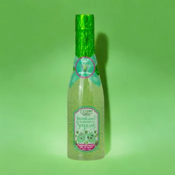 Lot de 6 (soit 1,50€ pièce) : Gel Mousse de Bain Champagne Parfum ALOE VERA - Cosmi Premium