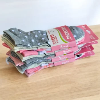Lot de 12 Paires (0,33€ Pièce) : Chaussettes Courtes à Motifs Pour femme – Image 2