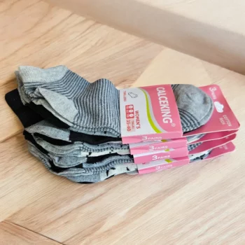 Lot de 12 Paires (0,33€ Pièce) : Chaussettes Courtes à Motifs Pour femme – Image 2
