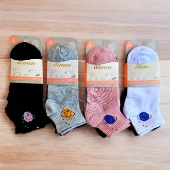 Lot de 12 Paires (0,33€ Pièce) : Chaussettes Mi-Hautes à Motifs Pour femme