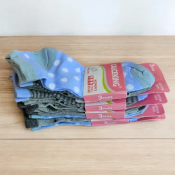Lot de 12 Paires (0,33€ Pièce) : Chaussettes Courtes à Motifs Pour femme – Image 2