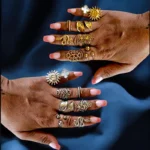 Lot de 16 (2,25€ unité) : Bague Dorée & Argentée Ajustable Acier Inoxydable (Aléatoire)