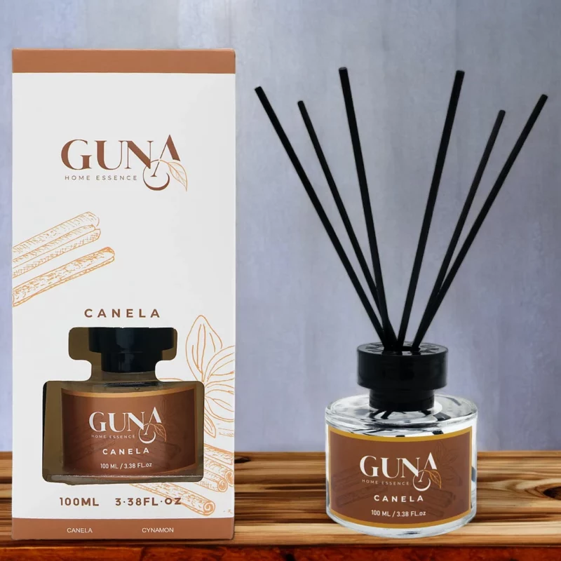 Lot de 6 (soit 3,38€ pièce) : Mikado Essential 100ml CANNELLE - Guna