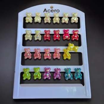 Présentoir de 12 paires (soit 0,95€ la paire) : Boucles d'oreilles En Acier Inoxydable différents coloris