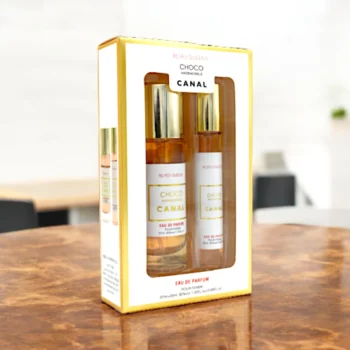 Lot de 48 : Soit 3,50€ Le Coffret de 2 Eaux de Toilette Générique femme Choco Mademoiselle - 37ml + 20ml