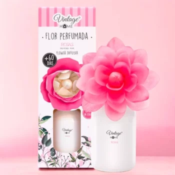 Carton de 6 (Soit 3,95€ L'unité) Fleur d’Ambiance Parfumée à La Rose