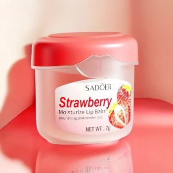 Lot de 12 (0,98€ pièce) : Baume à Lèvres à la FRAISE 7g - Sadoer