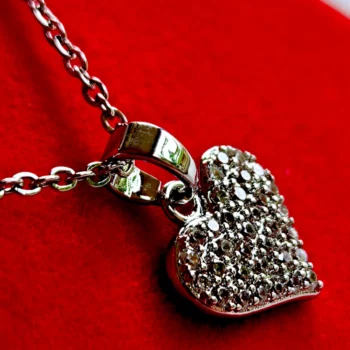 Lot de 3 Coffrets (3€ unité) : Collier et Boucles d'oreilles - Collection COEUR STRASS – Image 3