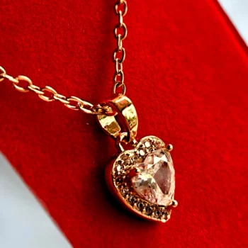 Lot de 3 Coffrets (3€ unité) : Collier et Boucles d'oreilles - Collection COEUR STRASS – Image 4