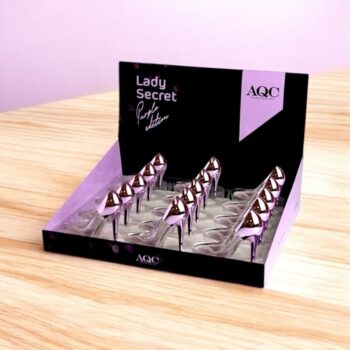 Précommande : Présentoir de 14 eaux de toilette + 1 Testeur Lady Secret Purple - AQC Fragrance – Image 2
