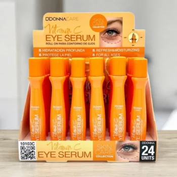 Présentoir de 24 (Soit 0,75€ Pièce) : Roll-On Sérum Contour Des Yeux à L'acide Hyaluronique - D'Donna