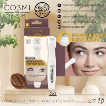 Sérum Roll-on Revitalisant Contour des Yeux à la Caféine – Cosmi Premium – Image 2
