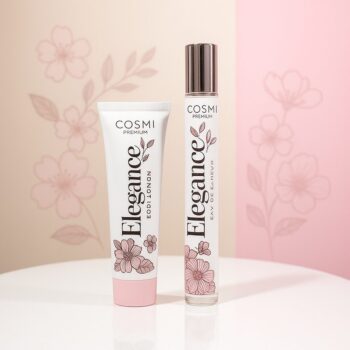 Ensemble de 12 (Soit 1,72€ Pièce) : Coffret 2 Pièces Élégance Créme de Corps et Mini Eau de Toilette