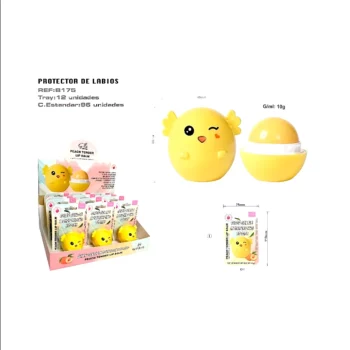 Présentoir de 12 (soit 0,99€ l'unité) Baume à Lèvres PEACH TENDER - Easy Paris Cosmetics – Image 2