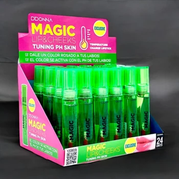Présentoir de 24 (soit 0,72€ l'unité) : Gloss Magic Lip & Cheeks - DDonna