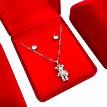 Coffrets Collier et Boucles d'oreilles - Orson Argenté & Strass