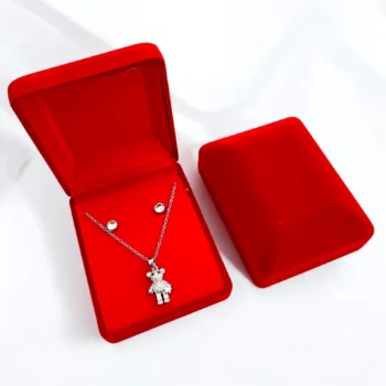 Coffrets Collier et Boucles d'oreilles - Orson Argenté & Strass – Image 2