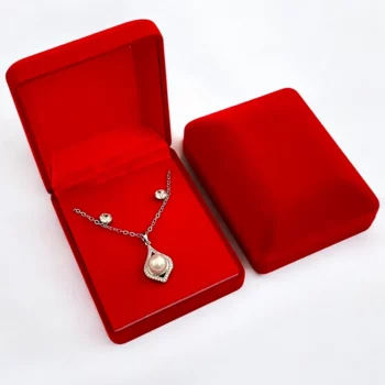 Coffrets Collier et Boucles d'oreilles - Perle Argenté & Strass – Image 2