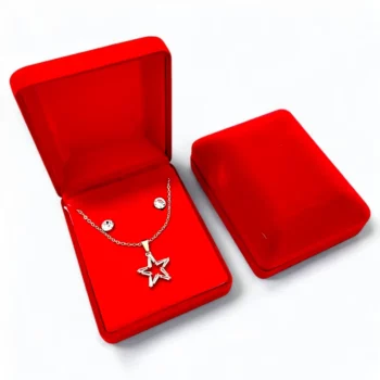 Coffrets Collier et Boucles d'oreilles - Étoile Dorée & Strass – Image 2