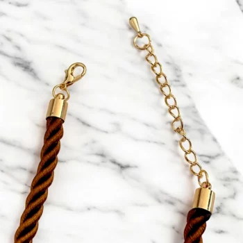 Lot de 12 (2,25€ pièce) : Mélange De Colliers en Corde avec Gros Pendentifs – Motif Léopard – Image 2
