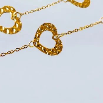 Lot de 10 (2,25€ pièce) : Mélange De Colliers Dorés en Acier Inoxydable avec Motifs Léopard – Image 3