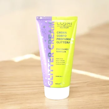 Crème Corporelle Pailletée Vanille – Cosmi Premium