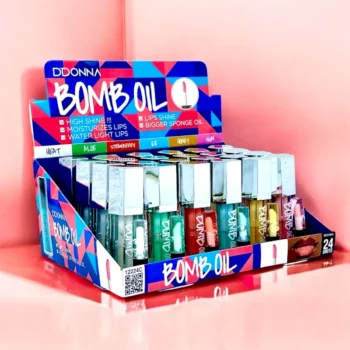 Présentoir de 24 (soit 1,18€ l'unité) : Gloss Bomb Oil - D'Donna