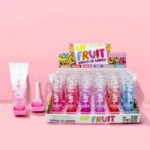 Présentoir de 24 (soit 0,99€ l'unité) : Brillant à Lèvres Fruités Lip Fruit - Leticia Well