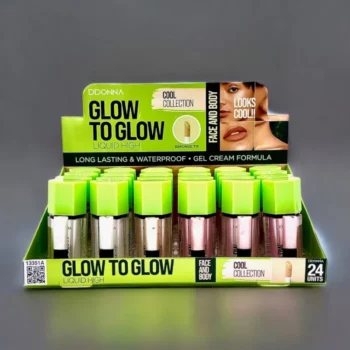 Présentoir de 24 (1,43€ pièce) : Highlighters Liquides Glow to Glow - D'Donna – Image 4
